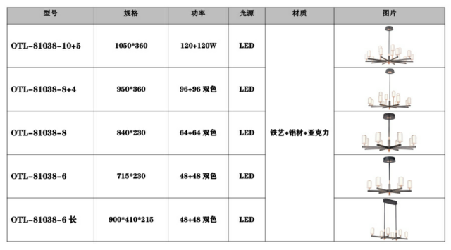 簡約客廳吊燈